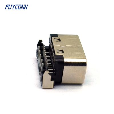 0.4mm Conectores de perfil inferior D-SUB ângulo direito PCB 15 pin Fêmea VGA