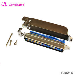 Conector de Pin Male Centronic IDC do passo 64 de Amphenol 2.16mm com tampa lateral do metal da entrada