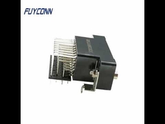 Conector fêmea V.35 PCB de ângulo reto de 34 pinos