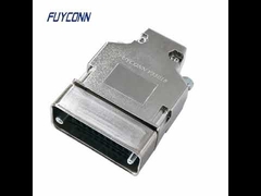 Tipo de friso conector de cabo plástico do protetor do conector fêmea de 34 pinos V.35