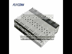 Conector modular SFP de ajuste de pressão, conector de gaiola SFP plugável de fator de forma pequeno