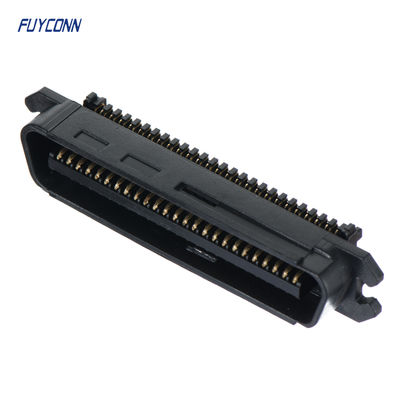 TE 552032-1 Conector de Substituição, Conector em Forma de D de 50 Posições, Plugue, Cabo a Cabo, Montagem em Cabo (Suspenso), 2,16 mm [0,085 pol] Linha Central, Fio e Cabo, Conectores de Acoplamento CHAMP