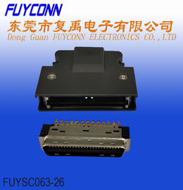 Conector de FUYSC063-26 SCSI com mola plástica de Sider da tampa protetora contra poeira