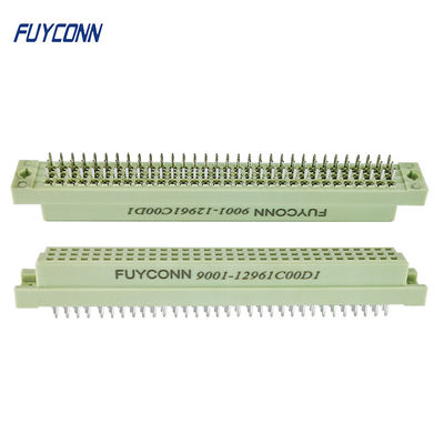 Conector reto das fileiras 96P Pin Receptacle Easy Type DIN41612 do conector 3 de Eurocard