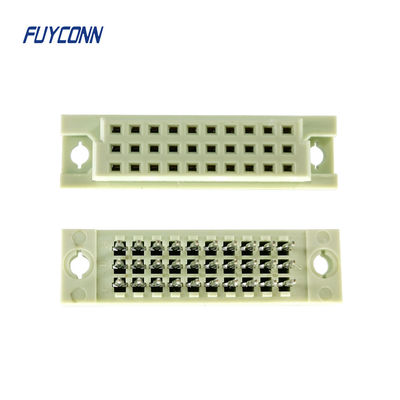 Conector Eurocard Feminino sem solda 3 linhas 3x10pin 20pin 30pin DIN41612