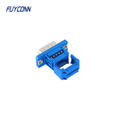 Conector de fita de friso do cabo IDC, conector da fita D-SUB do homem 9pin