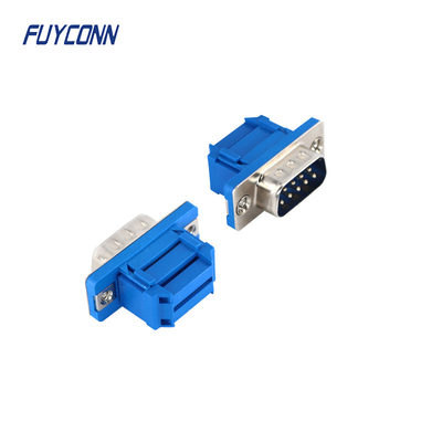 Conector de fita de friso do cabo IDC, conector da fita D-SUB do homem 9pin