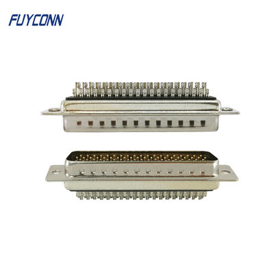 Conector D-SUB de 78 pinos Cabos de copos de solda Tipo macho Conector D-SUB de alta densidade
