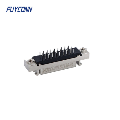 Mini D Ribbon MDR PCB Direito Fêmea SCSI Conector 36pin Com Cobre de liga de zinco