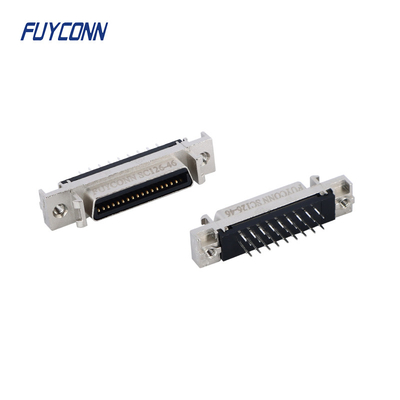 Mini D Ribbon MDR PCB Direito Fêmea SCSI Conector 36pin Com Cobre de liga de zinco