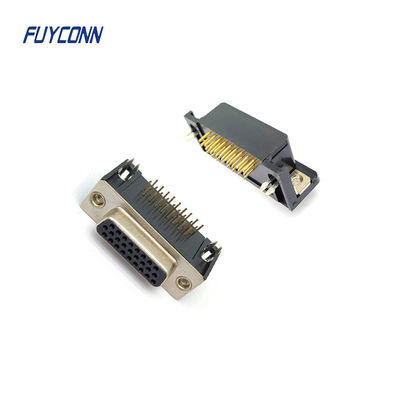Conector D-SUB de alta densidade de PCB Feminino, 15pin 26pin 44pin 62pin Conector DSUB