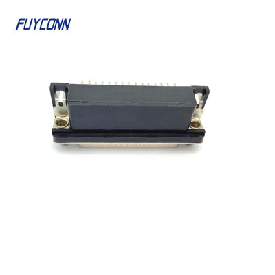 Conector D-SUB PCB de alta densidade com ângulo direito 15 / 26 / 44 / 62 Pin Conector DB feminino