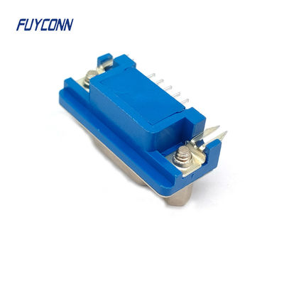 Conectores D-sub de alta densidade de 15Pin Conector fêmea HD DB de ângulo reto PCB