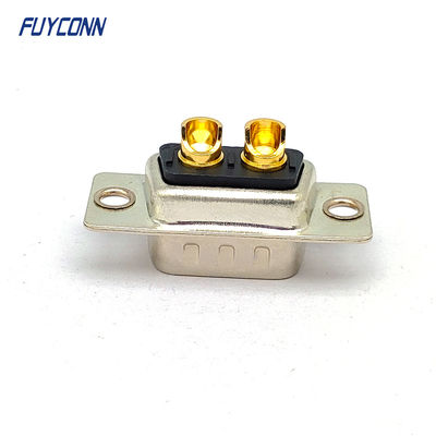 conector de alimentação de 2V2 D-SUB, conector masculino do DB da solda 2pin