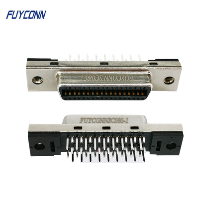 36pin SCSI Servo Connector PCB Solder Cup IDC Crimp 1.27mm Conector Fornecedor