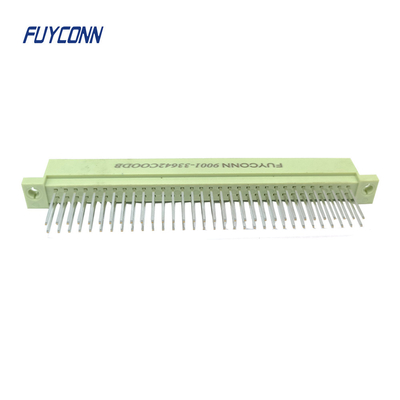 Conector masculino DIN41612 15mm PCB recto 2 linhas 2 * 32pin 64Pin Eurocard Connector