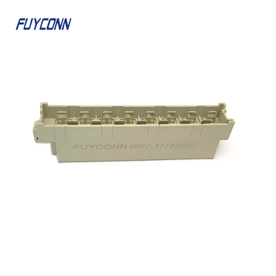 Conector de energia DIN41612 China PCB R/A 7+8 15Pin 5.08mm Conector masculino