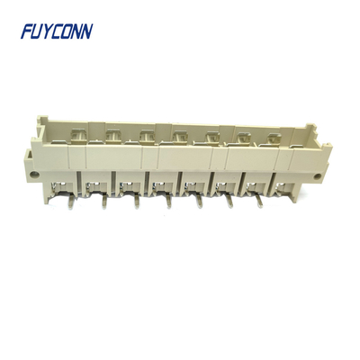 Conector de energia DIN41612 China PCB R/A 7+8 15Pin 5.08mm Conector masculino