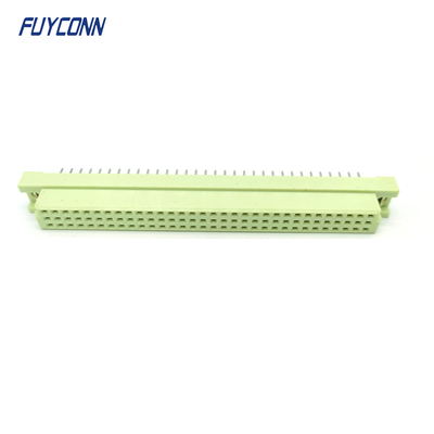 3 linhas 96 pin simples Tipo DIN41612 Conector Fêmea PCB reta