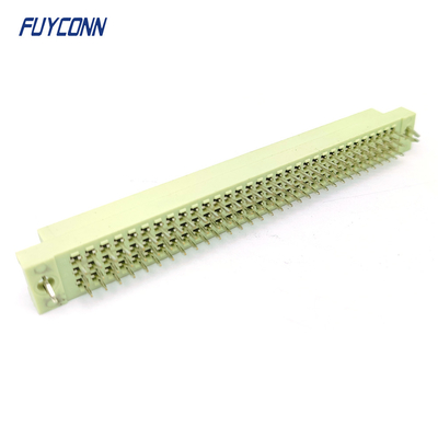 3 linhas 96 pin simples Tipo DIN41612 Conector Fêmea PCB reta