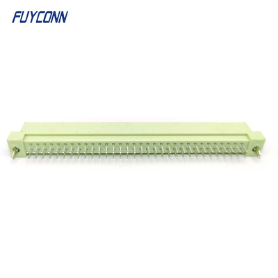 DIN41612 Conector masculino 64Pin PCB recto 2 linhas 2*32pin Eurocard Connector W/ Harpoon