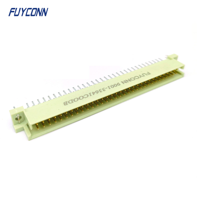 DIN41612 Conector masculino 64Pin PCB recto 2 linhas 2*32pin Eurocard Connector W/ Harpoon