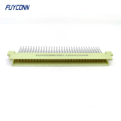 2 linhas DIN41612 Conector 2*32P 64pin Press Pin masculino fornecedor de conectores europeus