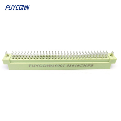 DIN41612 2 linhas conector 64pin 2 * 32P macho conector de pin press W / arpão