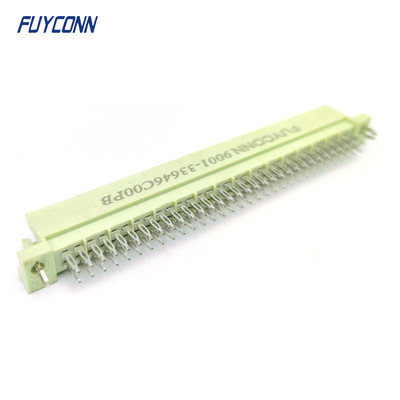 DIN41612 2 linhas conector 64pin 2 * 32P macho conector de pin press W / arpão