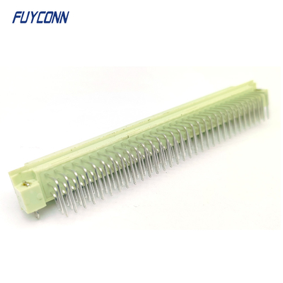 Conector angular DIN 41612 3 linhas 96Pin PCB Feminino 396 DIN41612 Conector