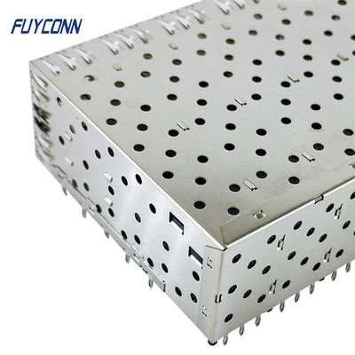 320pin 2x8 Ports SFP Connector Female Press-Fit with Light