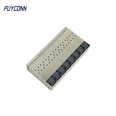 SFP+ Connector 2x8 16 Port 320 Pin Press Fit EMI Gasket