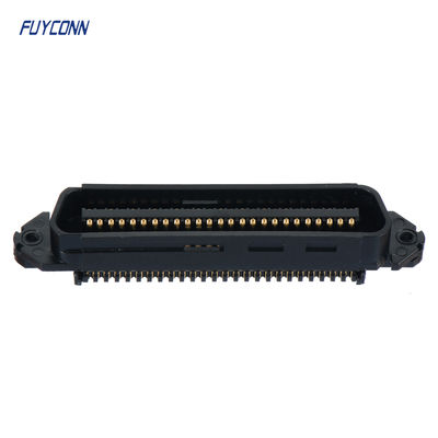 TE 229974-1 Conector de Substituição, Conector em forma de D de 50 / 64 Posições, Plugue, Cabo-a-Cabo, Montagem em Cabo (Suspenso), 2,16 mm [.085 pol] Linha Central, Conectores de Acoplamento CHAMP
