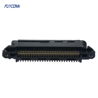 TE 229974-1 Conector de Substituição, Conector em forma de D de 50 / 64 Posições, Plugue, Cabo-a-Cabo, Montagem em Cabo (Suspenso), 2,16 mm [.085 pol] Linha Central, Conectores de Acoplamento CHAMP