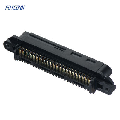 TE 229974-1 Conector de Substituição, Conector em forma de D de 50 / 64 Posições, Plugue, Cabo-a-Cabo, Montagem em Cabo (Suspenso), 2,16 mm [.085 pol] Linha Central, Conectores de Acoplamento CHAMP