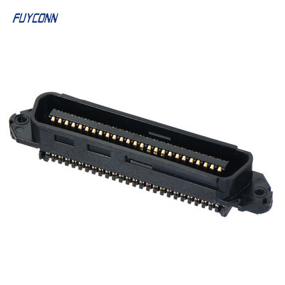 TE 229974-1 Conector de Substituição, Conector em forma de D de 50 / 64 Posições, Plugue, Cabo-a-Cabo, Montagem em Cabo (Suspenso), 2,16 mm [.085 pol] Linha Central, Conectores de Acoplamento CHAMP