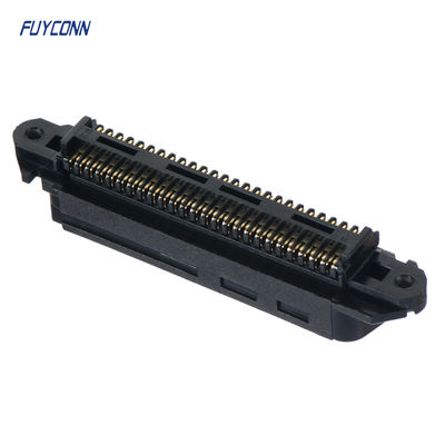 TE 229974-1 Conector de Substituição, Conector em forma de D de 50 / 64 Posições, Plugue, Cabo-a-Cabo, Montagem em Cabo (Suspenso), 2,16 mm [.085 pol] Linha Central, Conectores de Acoplamento CHAMP