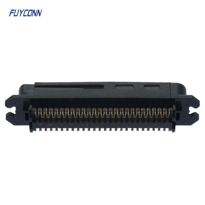 TE 552032-1 Conector de Substituição, Conector em Forma de D de 50 Posições, Plugue, Cabo a Cabo, Montagem em Cabo (Suspenso), 2,16 mm [0,085 pol] Linha Central, Fio e Cabo, Conectores de Acoplamento CHAMP
