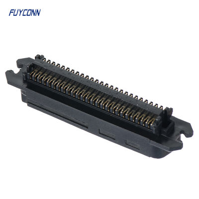 TE 552032-1 Conector de Substituição, Conector em Forma de D de 50 Posições, Plugue, Cabo a Cabo, Montagem em Cabo (Suspenso), 2,16 mm [0,085 pol] Linha Central, Fio e Cabo, Conectores de Acoplamento CHAMP