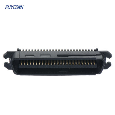 TE 552032-1 Conector de Substituição, Conector em Forma de D de 50 Posições, Plugue, Cabo a Cabo, Montagem em Cabo (Suspenso), 2,16 mm [0,085 pol] Linha Central, Fio e Cabo, Conectores de Acoplamento CHAMP