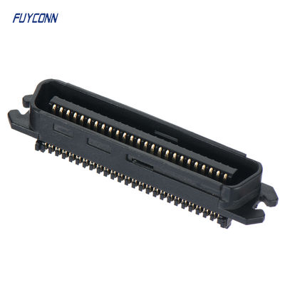 TE 552032-1 Conector de Substituição, Conector em Forma de D de 50 Posições, Plugue, Cabo a Cabo, Montagem em Cabo (Suspenso), 2,16 mm [0,085 pol] Linha Central, Fio e Cabo, Conectores de Acoplamento CHAMP