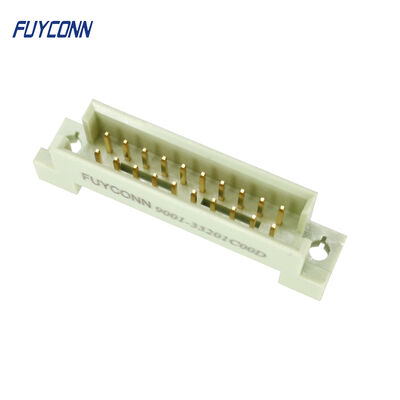 Substituir Harting P/N 09 24 120 6922 DIN-Signal 3B020MS-3, DIN Signal Tipo 3B Macho Solda Reto 20 Polos