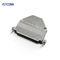 ISO9001 o metal Backshell zinca a tampa secundária de D para o conector secundário de 37P D
