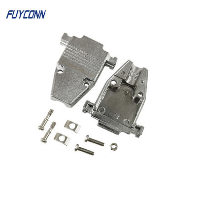 Capuz de ligação de metal niquelado de forma T 15 pin D SUB