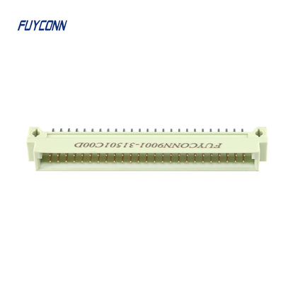 DIN41612 a imprensa fêmea Pin Eurocard Connector 3x32Pin 64P 96P 3 enfileira