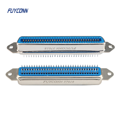 90 tipo receptáculo do MERGULHO de Pin Centronics Female Connector do grau 36 do ângulo direito