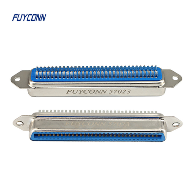 Tipo fácil fêmea de 64 Pin Parallel Centronics Connector Champ do copo da solda