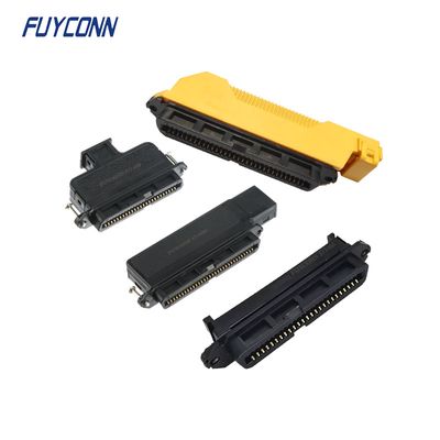 Centronic fêmea 50 64 conector das maneiras IDC RJ21 Tyco com tampa plástica