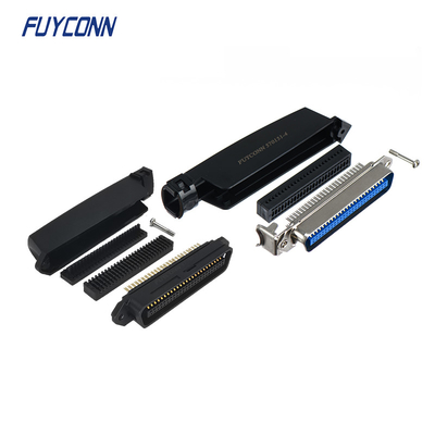 25 de 50pin do homem IDC pares de conector de fita com L dão forma à capa plástica