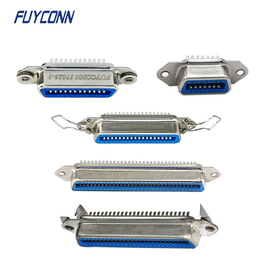 Conector fêmea 14pin 24pin 36pin 50pin 64pin de Centronic do copo da solda
